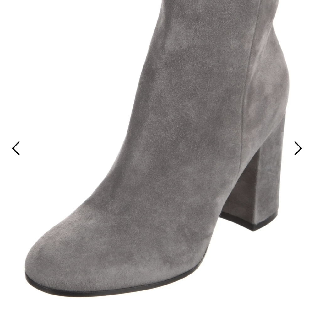 Gianvito Rossi Gray Suede Booties 6